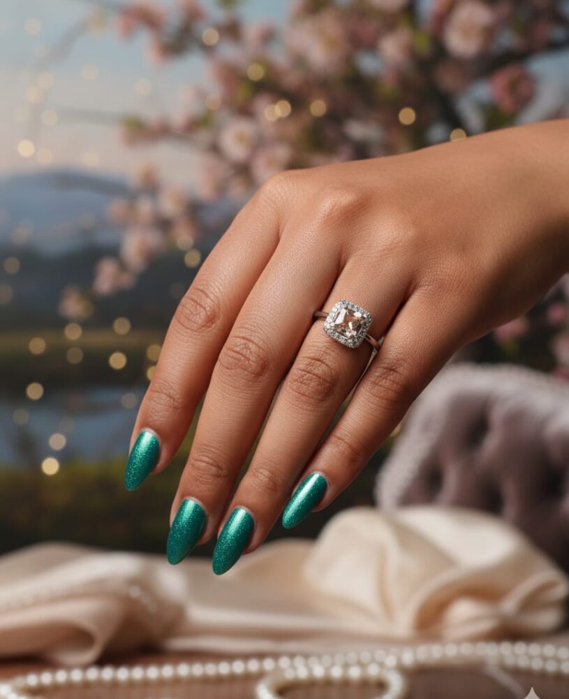 Cushion Cut 925 Silver Ring