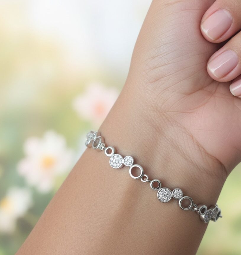 Circle Harmony Silver Bracelet