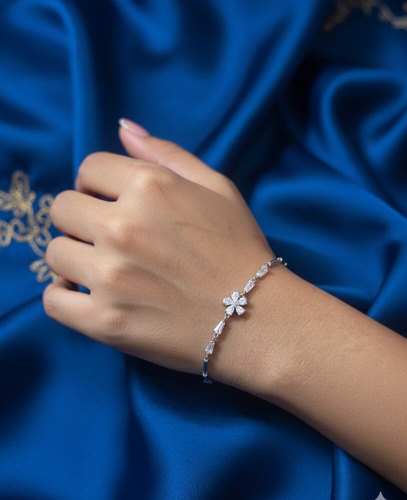 925 Silver Blossom Bracelet