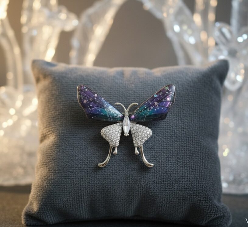 Galaxy Wings 925 Silver Brooch