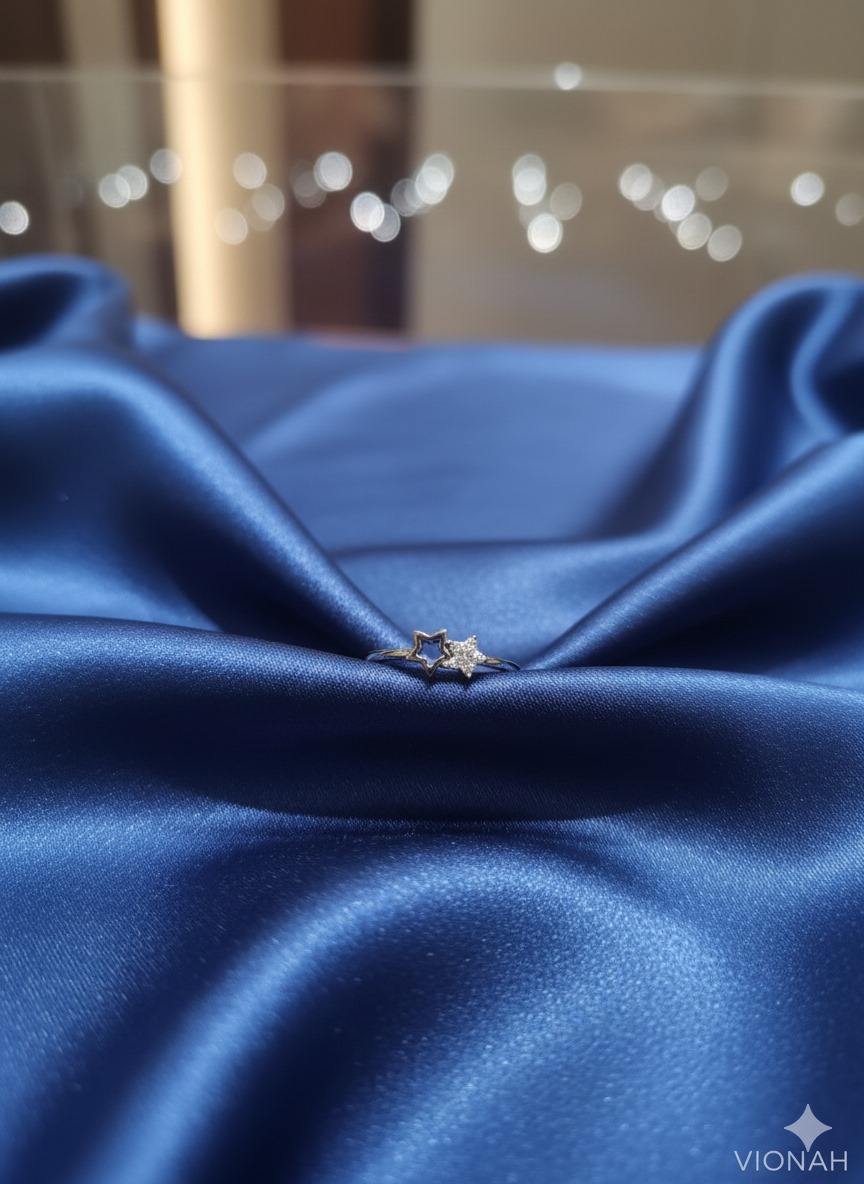 Twin Star Silver Ring - Image 3