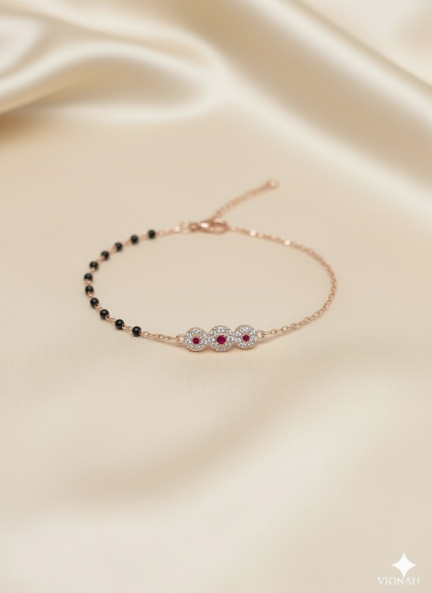 Ruby Bloom Bracelet