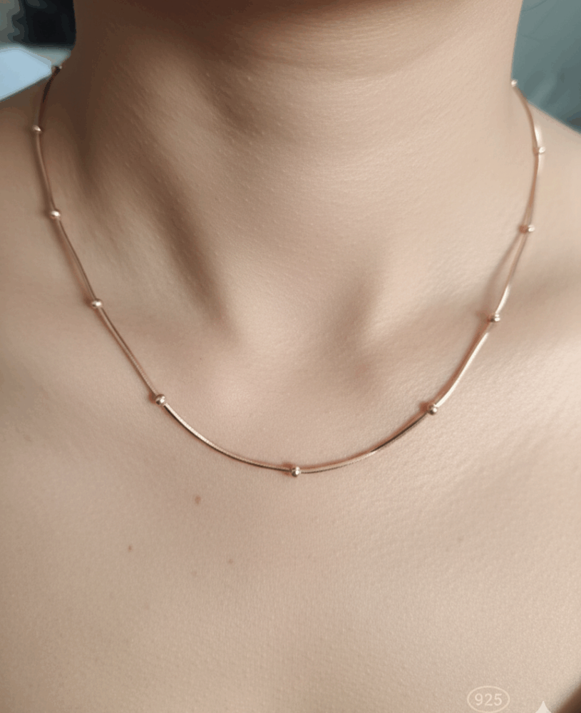 Rose Gold Bead Chain