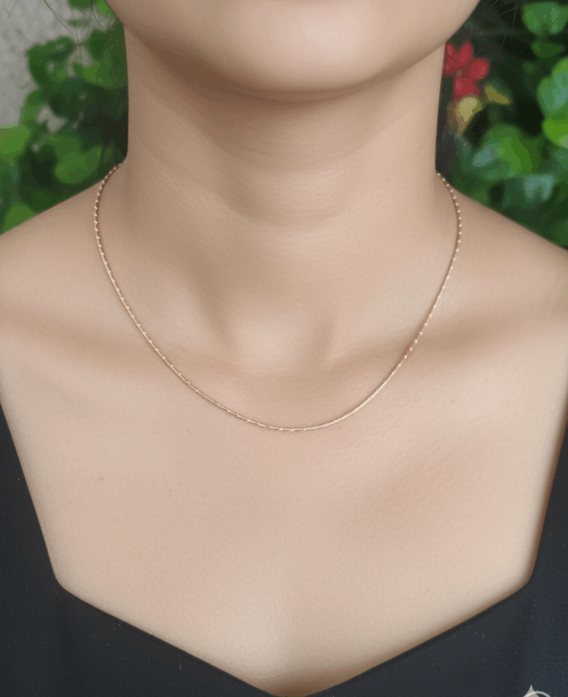 Fine Cut Rose Gold Chain