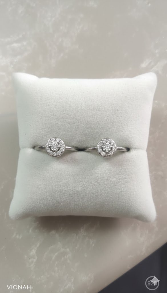 Diamond Halo Toe Rings - Image 3