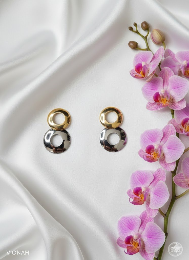 Italian 925 Silver Earrings - Image 2