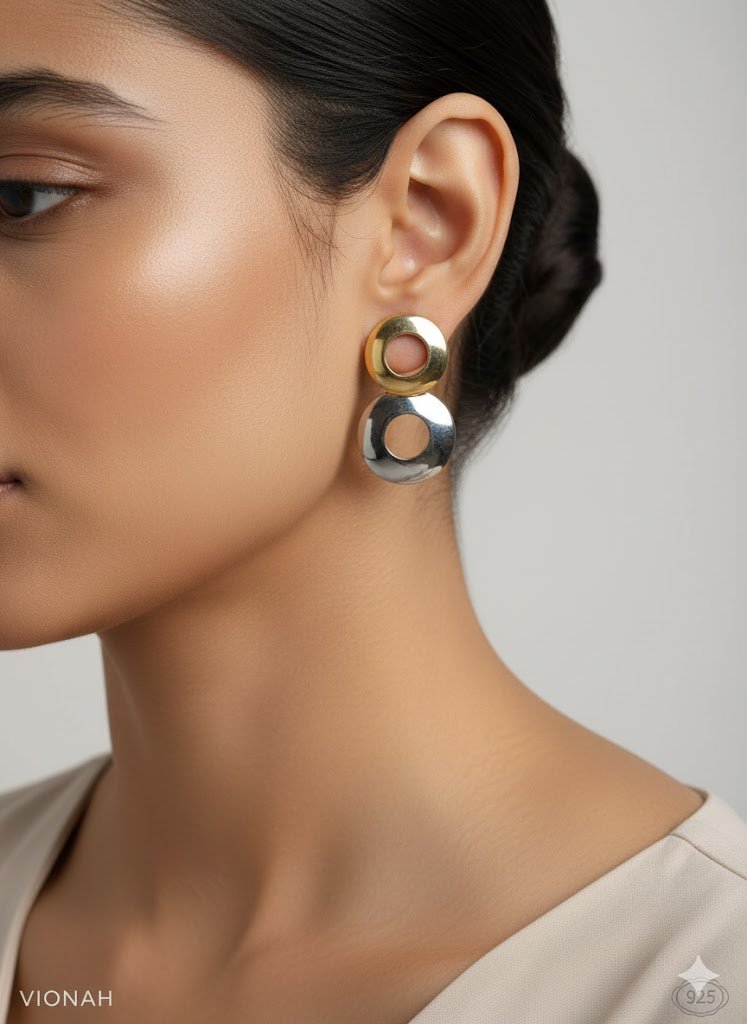 Italian 925 Silver Earrings - Image 3