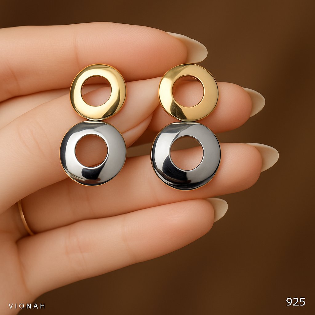 Italian 925 Silver Earrings