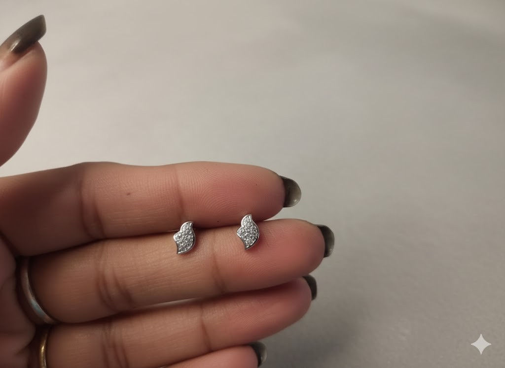 Micro Leaf Studs - Image 3