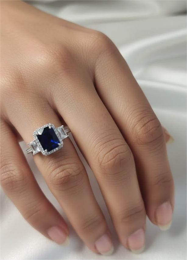 Luxury Premium Sapphire Radiance Ring