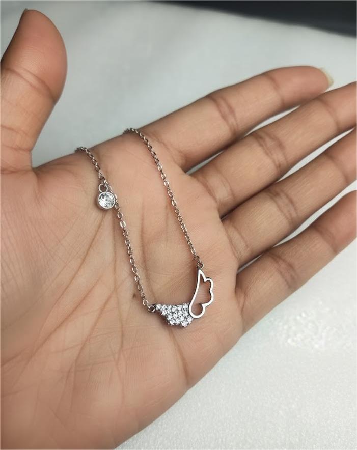 Premium Butterfly Wing CZ Dokiya Chain - Image 3
