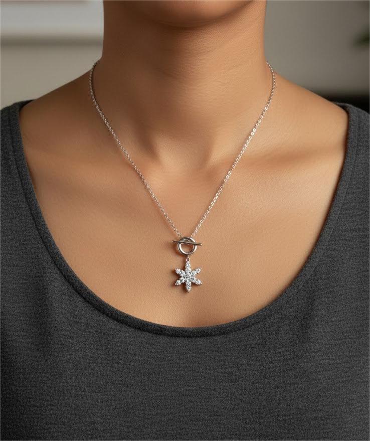 Premium CZ Flower Dokiya Chain