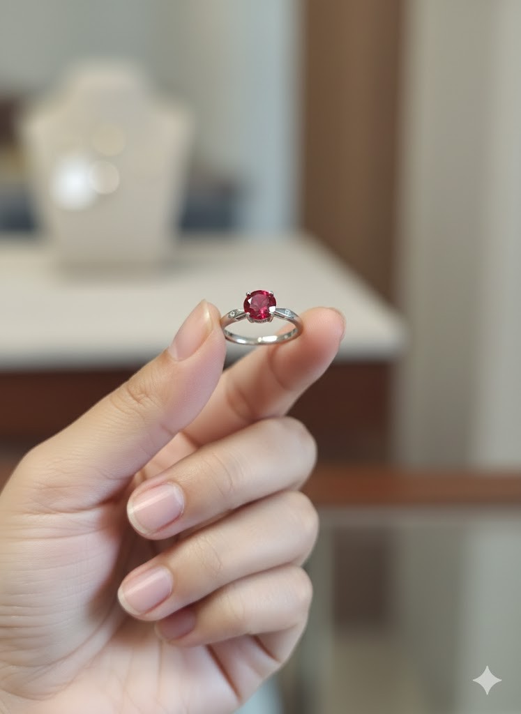 Luxury Premium Ruby Elegance Ring - Image 2