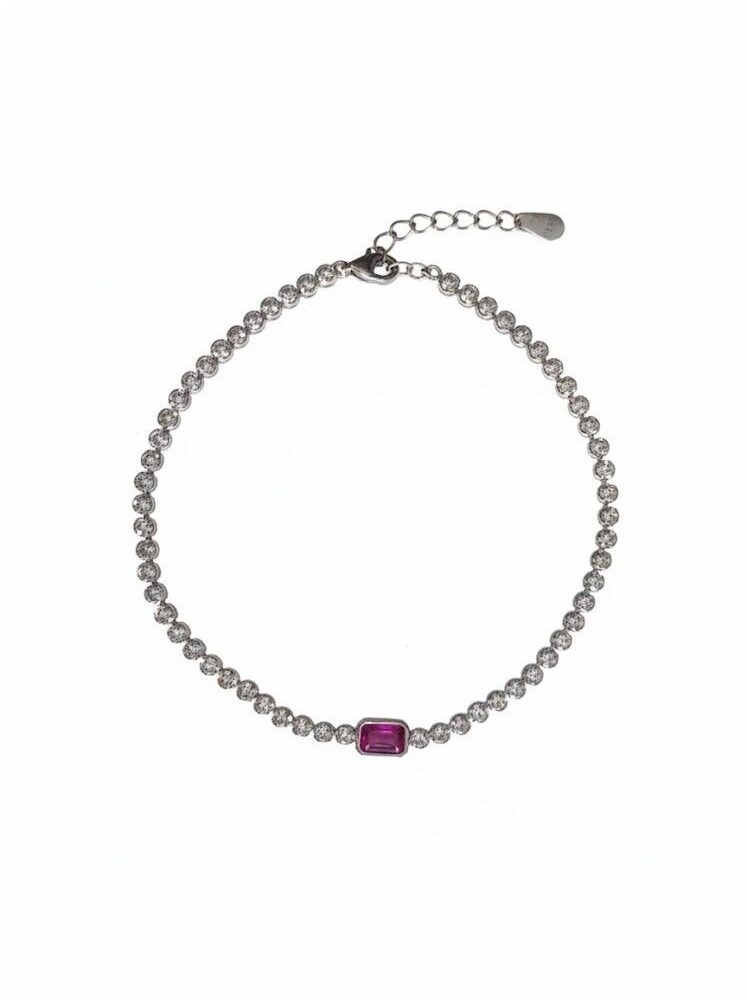 Ruby Line Bracelet