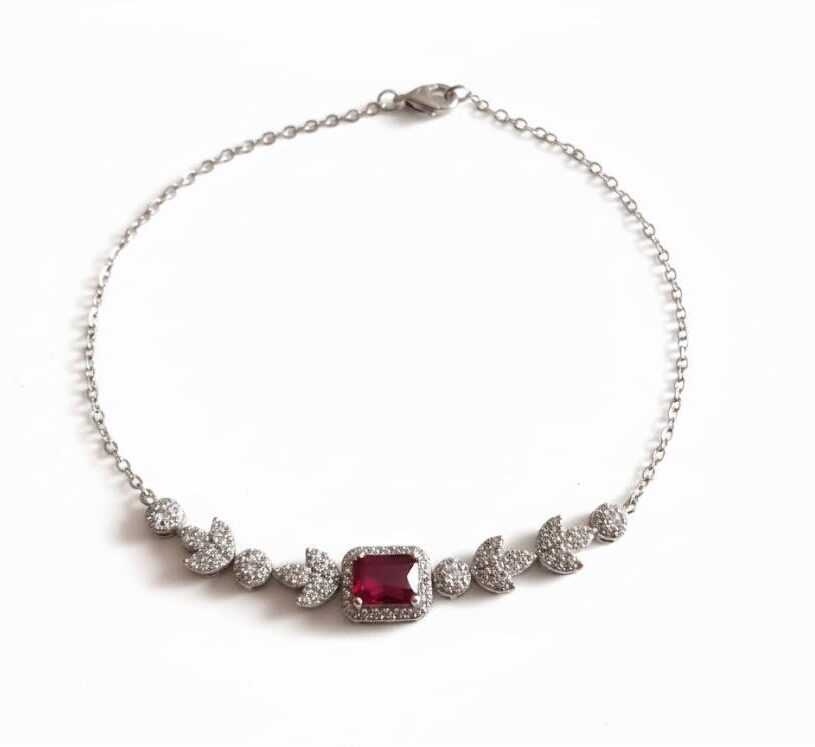 Ruby Sparkle Bracelet