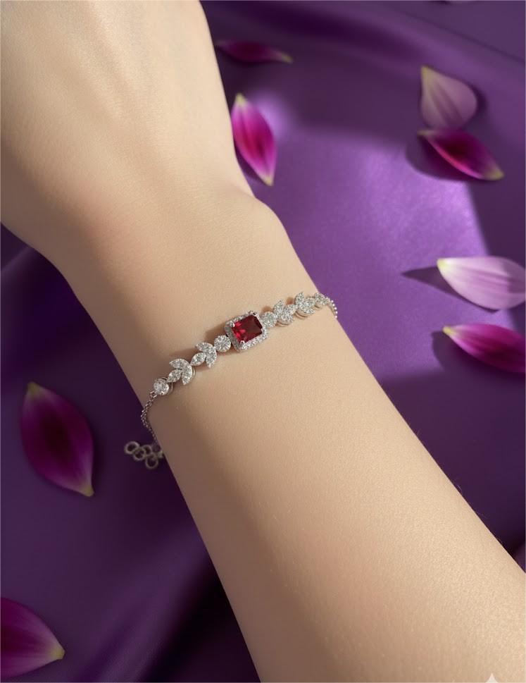 Ruby Sparkle Bracelet - Image 4