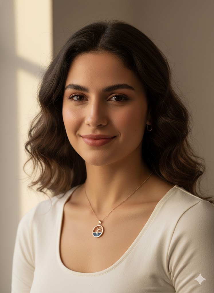 Elegant Fish Pendant Necklace - Image 2
