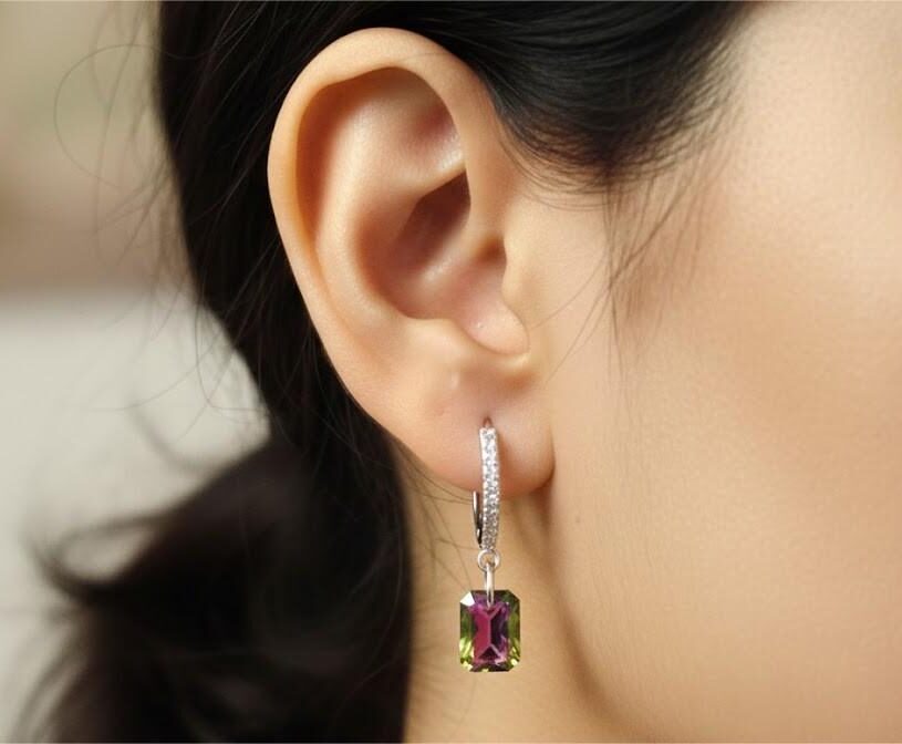Swarovski Dual-Tone Drop Bali