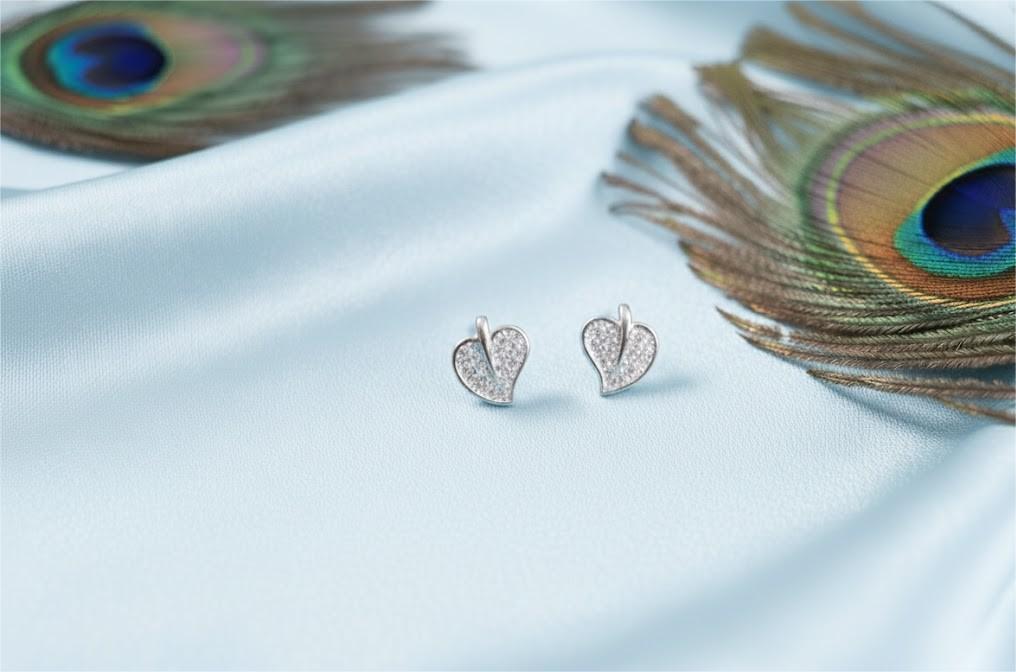 Heart Leaf Micro Studs - Image 3