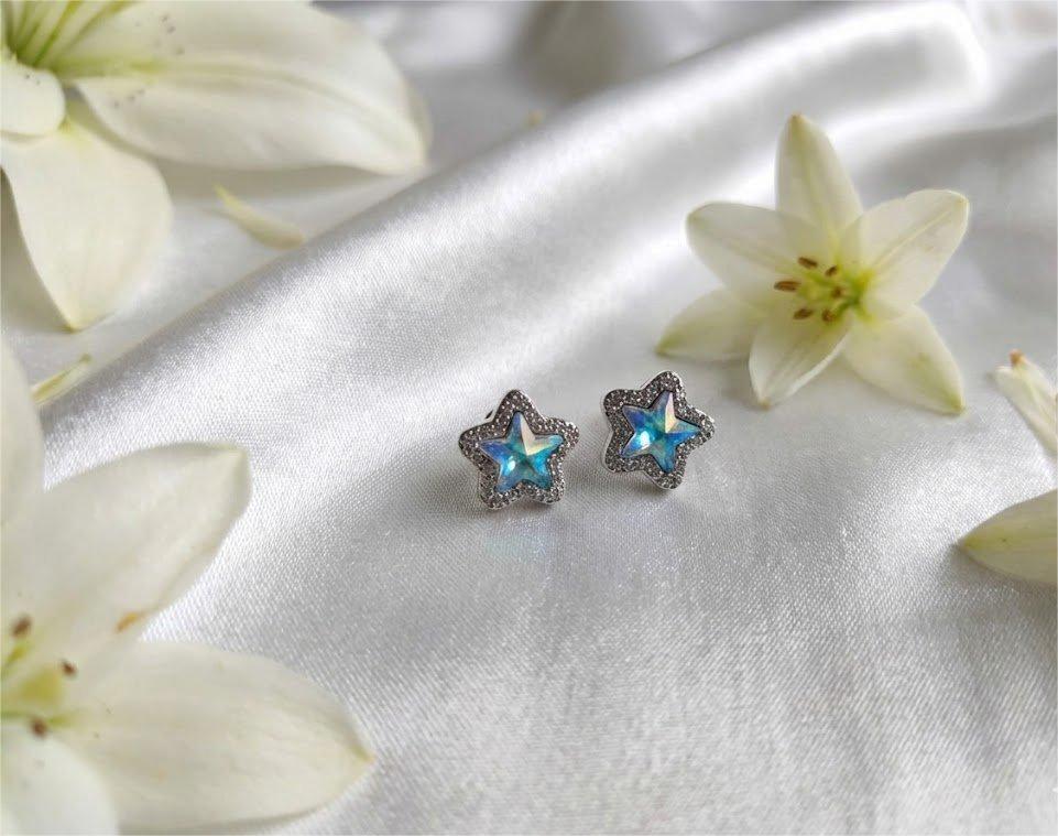 Star Halo Swarovski Studs - Image 4