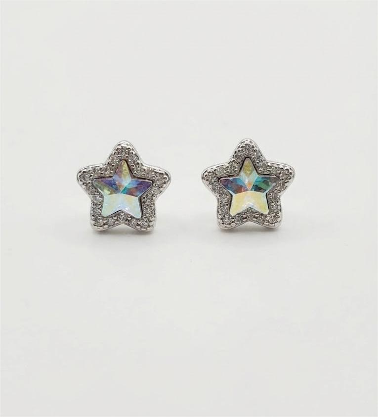 Star Halo Swarovski Studs - Image 3