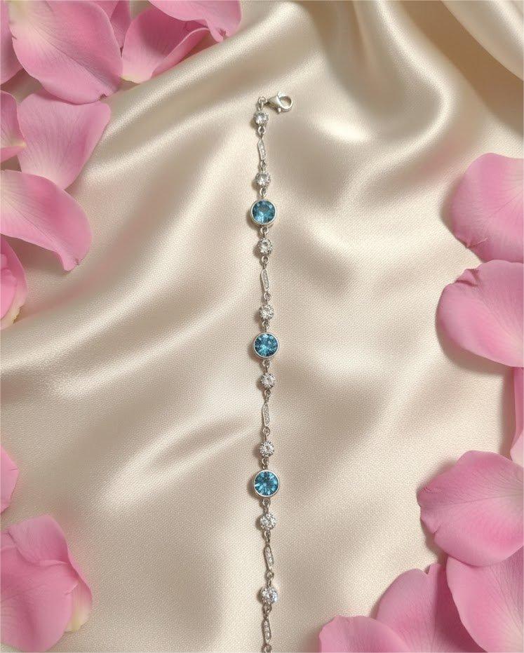 Blue Radiance Link Bracelet - Image 4