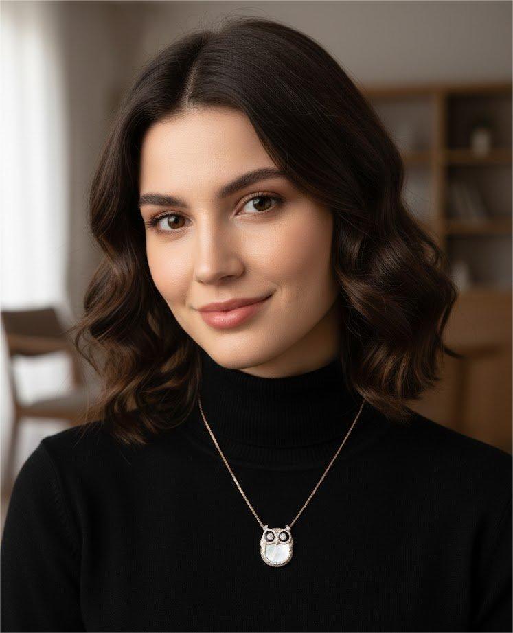 Cute Owl Pendant Necklace