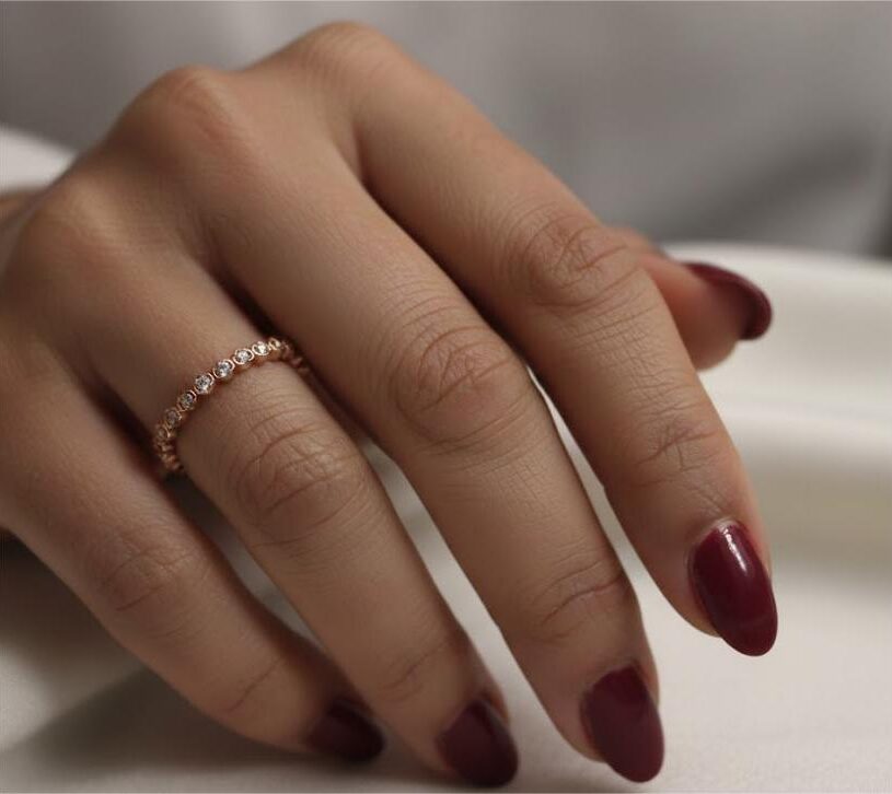 Heart Sparkle Band Ring